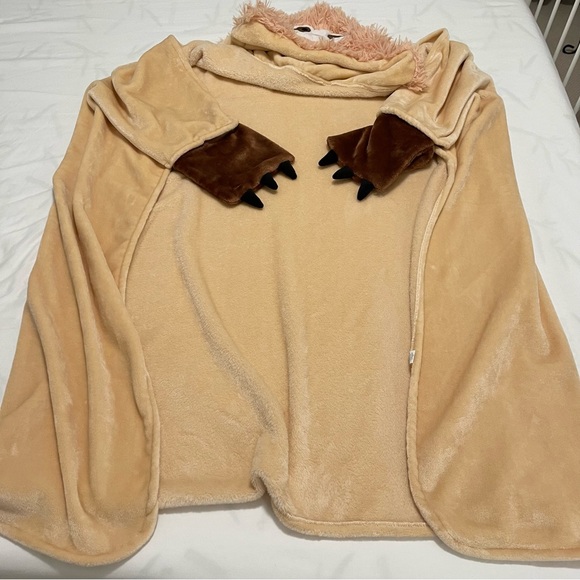 Brand New Sloth Blanket Fuzzy Soft Warm Wearable Hooded Blanket - Picture 5 of 12